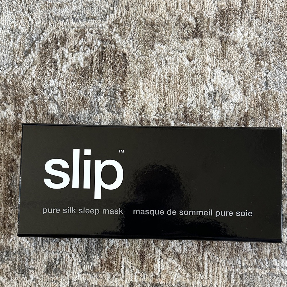 Slip Black Pure Silk Eye Mask